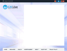 Tablet Screenshot of c2clive.com